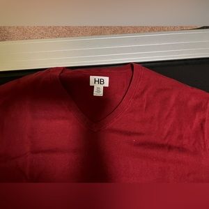 Red pullover sweater